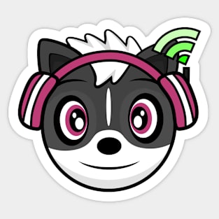 Melody Skunk Sticker